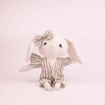 BABY FOREST Cuddly Buddies Bunny Girl Soft Toy | Handmade Soft Toy | Soft & Durable Fabric Eco-Friendly | Safe for Babies - Fast UK Delivery
