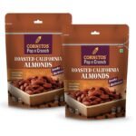 CORNITOS Roasted Almonds Smoky Barbeque | Pack of 2 (200g Each) - Fast UK Delivery