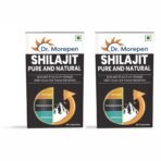DR. MOREPEN Shilajit Capsules | Pure Himalayan Shilajit Extract Vegan, Pure & Natural Shilajit Consist of More Than 84 Minerals 60 Capsule Pack of 2 - Fast UK Delivery