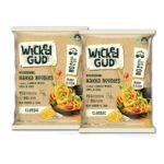 WickedGud Hakka Noodles (200gm x 2) No Maida | No Oil | No MSG | High Protein | High Fibre | Cholesterol Free - Fast UK Delivery