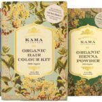 Kama Ayurveda Hair Coloring Kit and Bringadi Hair Oil Combo - Fast UK Delivery