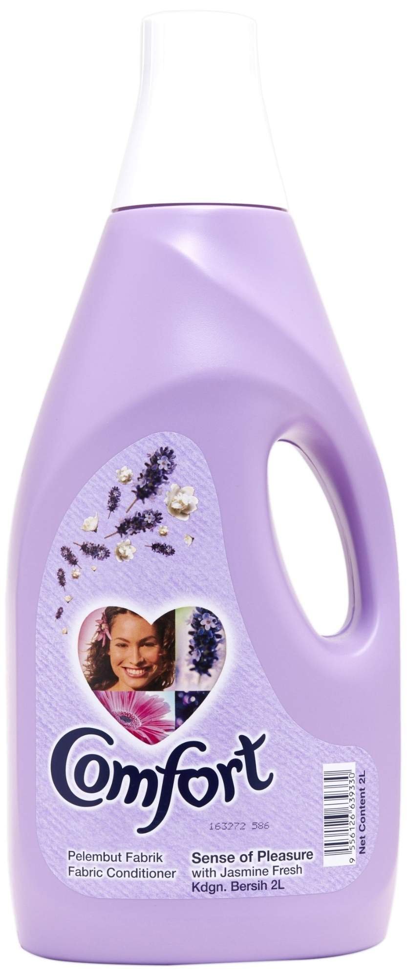 uk71r8v-3PKBL-1.jpg Comfort Fabric Softener Conditioner Sense Of Pleasure Jasmine Fresh Liquid, 67.63 Fl Oz 2 L - Fast UK Delivery - Image 1