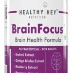 Healthyhey Nutrition BrainFocus - Natural Brain Health Formula for Memory & Focus - 60 Veg Capsules - Fast UK Delivery