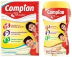 Complan Nutrition Drink Powder for Children, Kesar Badam Flavour, 500 g Jar & Creamy Classic 500g | Nutrition drink for kids with protein & 34 vital nutrients - Fast UK Delivery