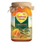 Saffola Wild Forest Organic Honey -500g -NMR Tested, 100% Pure Wild Forest Organic Honey, Brown - Fast UK Delivery