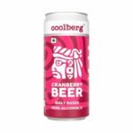 Coolberg Cranberry Non Alcoholic Beer 300ml CANs - Pack of 2 (300ml x 2) - Fast UK Delivery