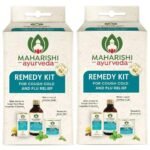 Maharishi Ayurveda Ayurvedic Remedy Kit with Tulsi, Cinnamon, Pippali, Ginger, Cinnamon Oil, Ginger, Black pepper, and More,Kasni: 50 ml,Prandhara: 3ml,Kanth Sudha: 30 pastilles (Pack of 2) - Fast UK Delivery