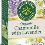 Traditional Medicinals Herbal Tea Organic Chamomile with Lavender -- 16 Tea Bags - Fast UK Delivery