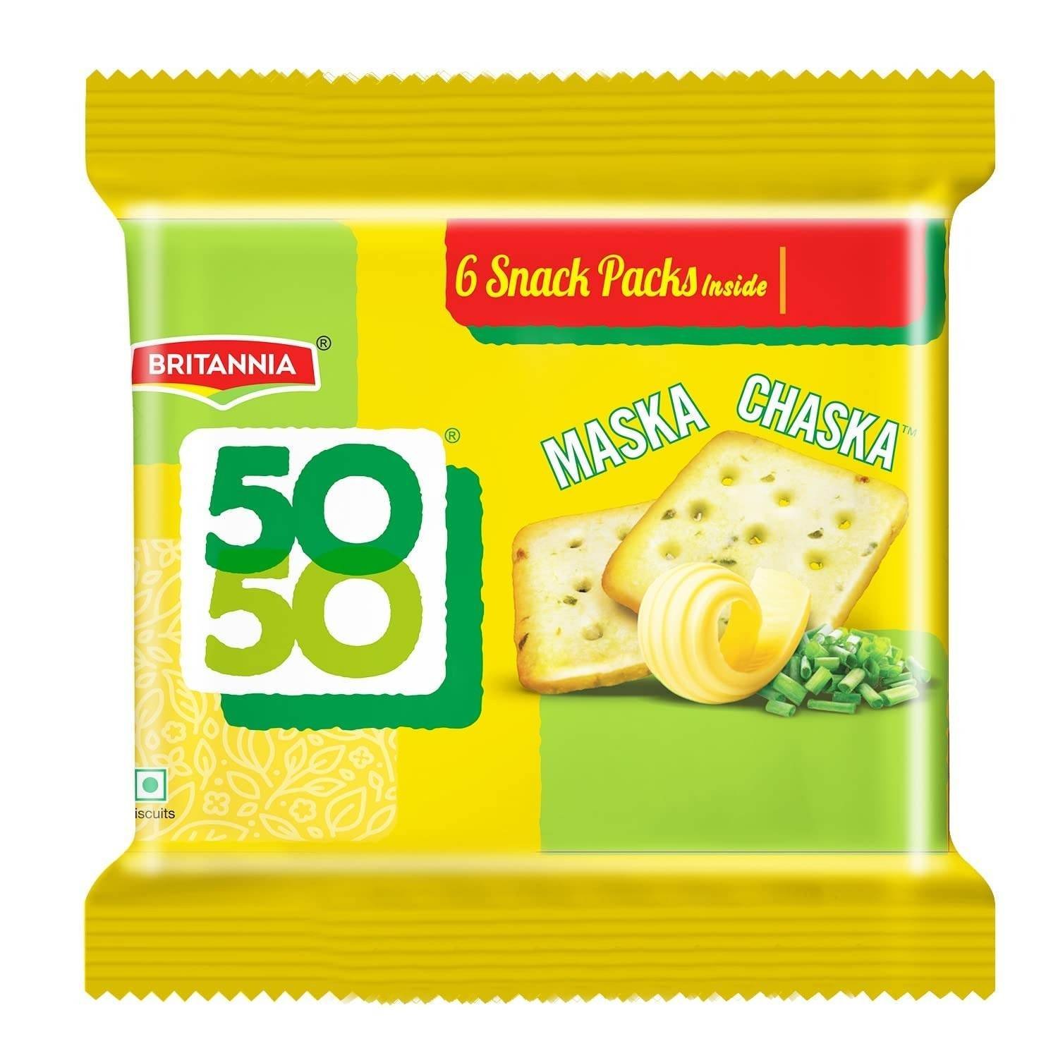 uk71t9lKPkJOL-1-1.jpg 50-50 Maska Chaska Biscuits, 300 g - Fast UK Delivery - Image 1
