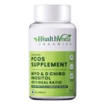 HEALTH VEDA ORGANICS PRIVATE LIMITED Plant Based Pcos With Myo-Inositol 2000Mg, D-Chiro-Inositol 50Mg|60 Veg Tablets|Healthy Regular Menstruation|For Women - Fast UK Delivery