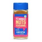 CRISTA Namkeen Nuts Seasoning | Healthy & Flavourful Snack Option | Mixed Spices Blend | Fresh & Flavourful | Zero added Colours, Fillers, Additives & Preservatives | No Onion | No Garlic | 50 gms