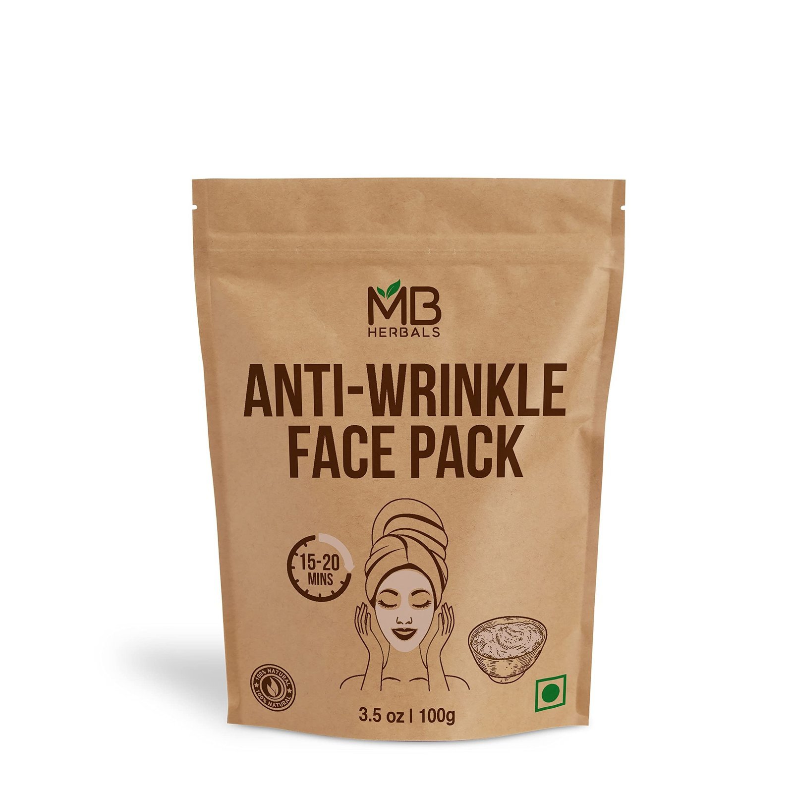 uk71uJ-yeCQDL-1.jpg MB Herbals Face Pack 100g | Skin care - Image 1