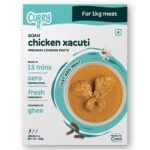CURRYiT Goan Chicken Xacuti Curry Paste 250g | Ready to Cook in 15 mins | Serves 6 | Just add Fresh Meat or Veggies | Made with Ghee | No Preservatives | Eat with Rice, Bread | Indian Masala Gravy - Fast UK Delivery