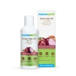 Mamaearth Onion Hair Oil for Hair Growth & Hair Fall Control with Redensyl 150ml - Fast UK Delivery