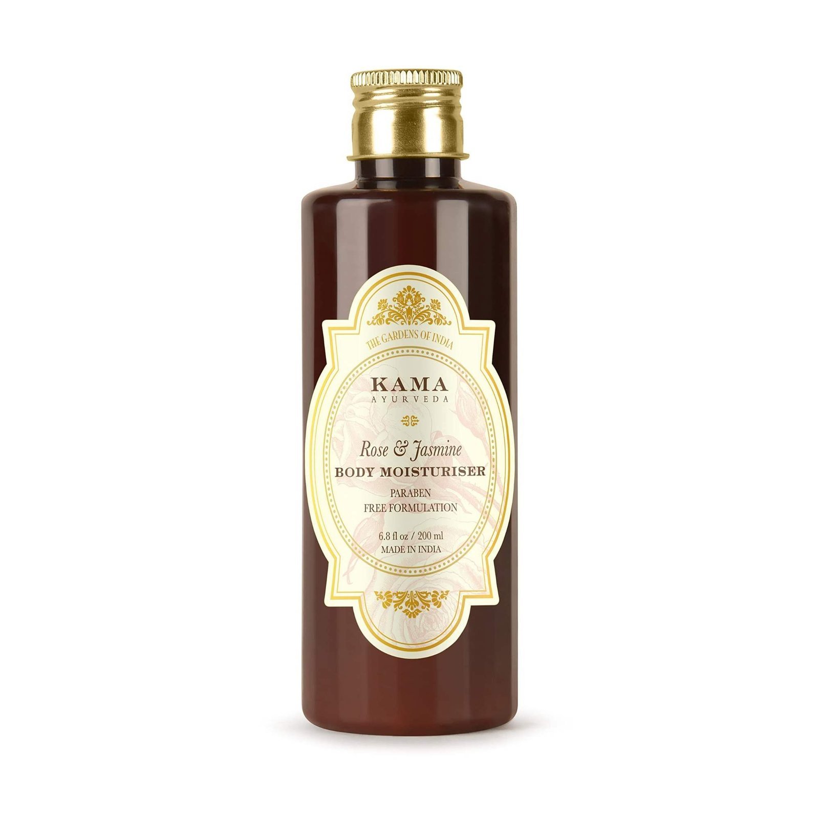 uk71wOQUqlfBL-1-1.jpg Kama Ayurveda Rose and Jasmine Body Moisturiser, 200ml - Fast UK Delivery - Image 1