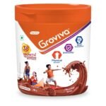 Groviva Milk Protein Powder for Kids 2-6 years | 200g Chocolate Jar | 38 Growth & Digestive Nutrients | Supports Physical Growth, Brain Development & Immunity - Chocolate Flavour 200g (Jar) - Fast UK Delivery