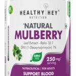 HealthyHey Nutrition Natural Mulberry leaf extract,60 vegetable capsules - Fast UK Delivery