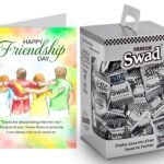Swad Happy Friendship Day Gift with Card (Swad Digestive Candy 125 Gift Box & 1 Greeting card) - Fast UK Delivery