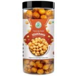 H&H HEALTH & HYGIENE Roasted Tomato Makhana Sourced Directly Healthy Snack Fox Nuts | Lotus Puffs | Rich in Calcium | Maintains Weight | Fit for Fasting (Makhana) (100g, Tomato Pack Of 1) - Fast UK Delivery