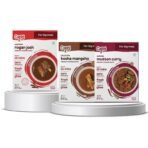 CURRYiT Ready to Cook Mutton Masala Combo Pack of 3 (250g each) Andhra Mutton Curry | Kashmiri Rogan Josh | Calcutta Kosha Mangsho | Add Mutton | Made with Ghee|Ready in 15 Minutes | No Preservatives - Fast UK Delivery
