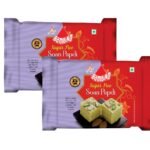 Bambino Soan Papdi Sugar Free 200 Gms X Pack of 2 (400 Gms) - Fast UK Delivery