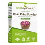 Attar Ayurveda Rose petal powder 100 grams | Ideal for Skin and Face | 100% Pure and Natural, No Preservative | Antioxidant Support To Revitalize Skin Health