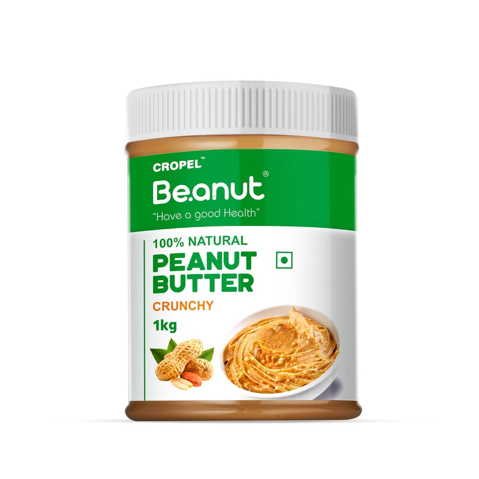 uk71yY98dhqVL-1-1.jpg Beanut Natural Crunchy Peanut Butter 1Kg | 30gm Protein | 100% Vegan Peanut Butter, 100% Pure Roasted Peanut | High in Protein Spread, Gluten & Cholesterol Free, Nut Butter - Fast UK Delivery - Image 1