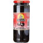 Figaro Pitted Black Olives, 420 g - Fast UK Delivery