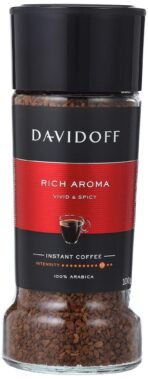 Davidoff Coffee Powder - Rich Aroma, 100Gram Jar - Fast UK Delivery