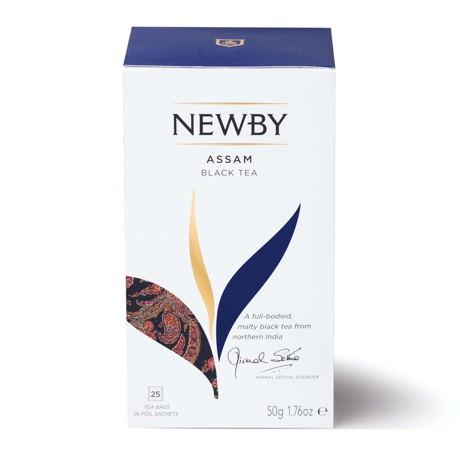 uk71zZIl-BibL-1.jpg Newby Assam Black Tea Bags | 25 Counts | Premium Blend | Bold, Malty Flavor, Perfect for Revitalizing Breakfast | 50 gm - Fast UK Delivery - Image 1