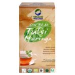 Organic Wellness Tulsi Moringa, 25 Teabags | Sahjan | Drumstick Leaf Powder for Weight Loss - Fast UK Delivery