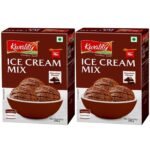 KWALITY Chocolate Ice Cream Mix 100g (Pack of 2) | Quick, Easy, and Delicious Summer Treat Ready Mix, No Preservatives, No Hassle. - Fast UK Delivery