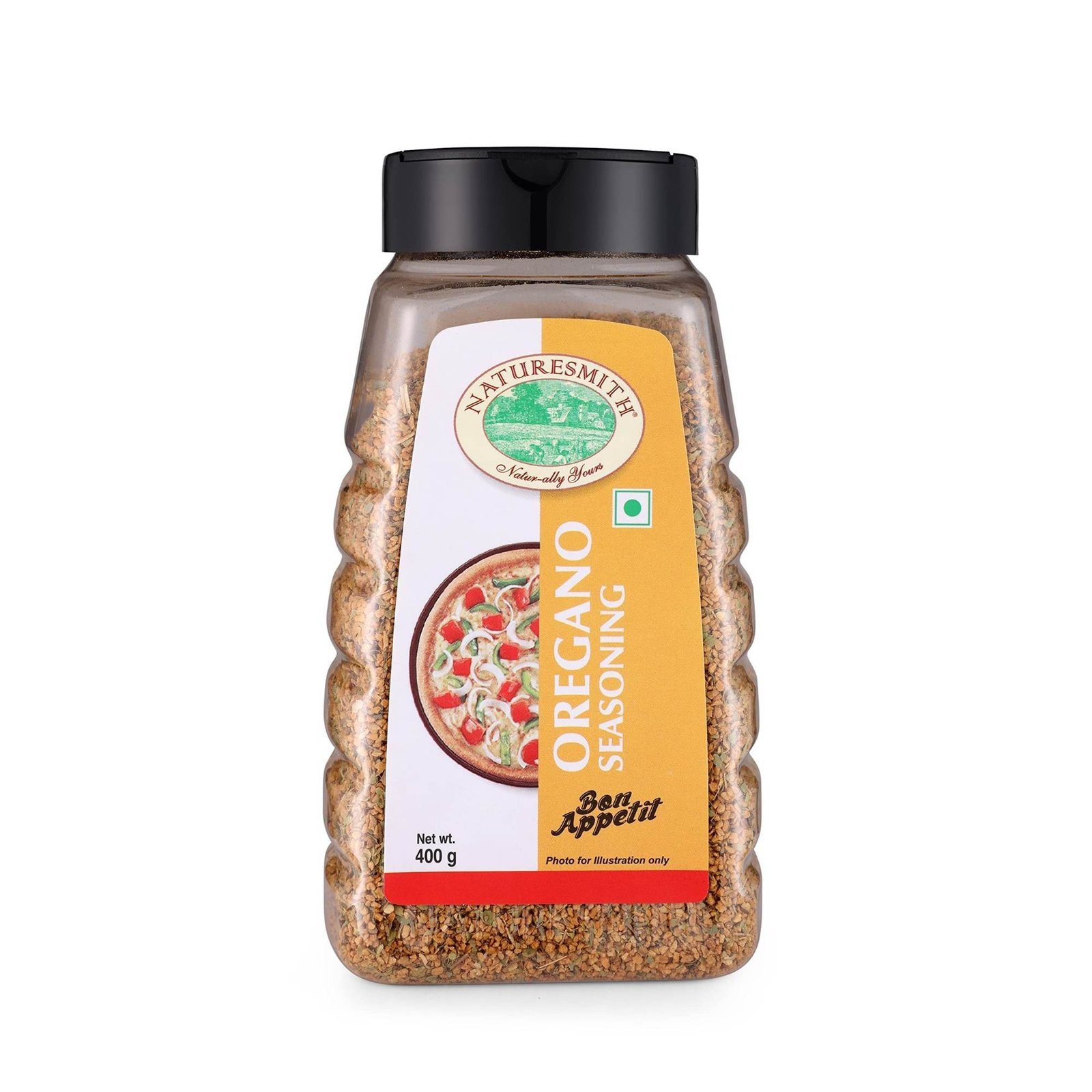 uk813Uh8OrO-L-1-1.jpg NATURE SMITH OREGANO SEASONING || READY TO USE BIG JAR ||Granule,400 gram - Fast UK Delivery - Image 1