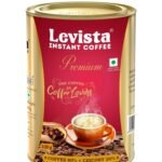 Levista Premium Instant Coffee (Can) (100 Grams) | Premium Blend of 80% Coffee & 20% Chicory| Caffeine Coffee with Rich Bold Flavour for an Energising Experience - Fast UK Delivery