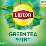 Lipton Green Tea MINT 50 Teabags 65G (IMPORTED) - Fast UK Delivery