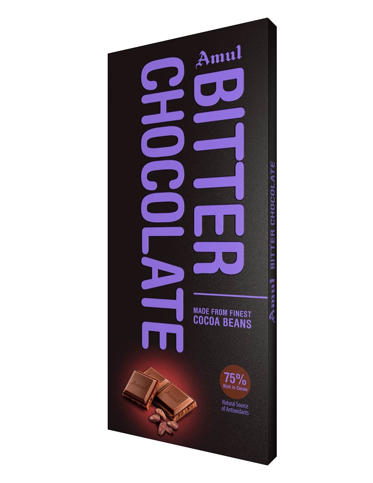 uk815XPmtTwuL-1-1.jpg Amul Bitter Chocolate, 150 Gm - Fast UK Delivery - Image 1
