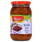 SWAD Traditional and Delicious Tenti Dela Pickle/ Lesua Gunda Kerda Achar/ Lasode Gunda Pickle Home Made Rajasthani lasoda Fruit Gujrati achar, Lasode Gunda Pickle Achar 400 gm - Fast UK Delivery