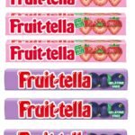 Fruit-Tella Chewy Toffee Sticks Combo ? Strawberry & Blackcurrant Flavours (6 pack ? 32.4g) - Fast UK Delivery