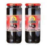 Figaro Pitted Black Olives, 15.87 oz 450 g, 2 Pack - Fast UK Delivery