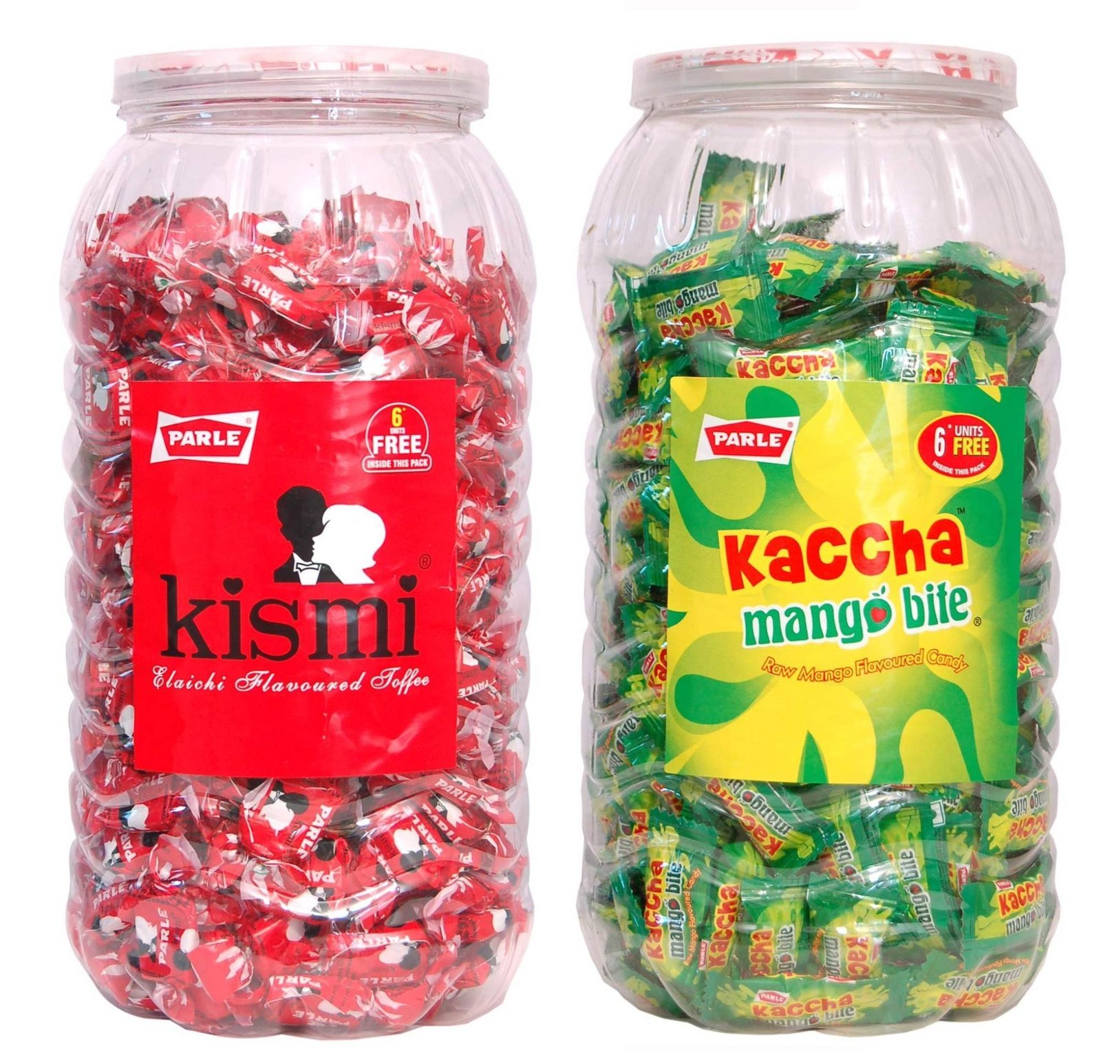 uk817Fedg2ieL-1-1.jpg Parle Kismi Elaichi Flavoured Toffee & Parle Kaccha Mango Bite Raw Mango Flavoured 450+ Toffee in Combo Pack. - Fast UK Delivery - Image 1