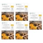 Mirabelle Turmeric Essential Facial Sheet Mask 25ml (Pack of 5) - Fast UK Delivery