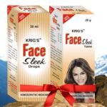 KRIG'S Face Sleek Drops (30ml) & Face Sleek Tablet (20gm) COMBO- Homeopathic Medicine - Fast UK Delivery