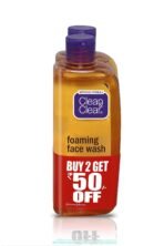 Clean & Clear Foaming Facewash, 150ml (Pack Of 2) - Fast UK Delivery