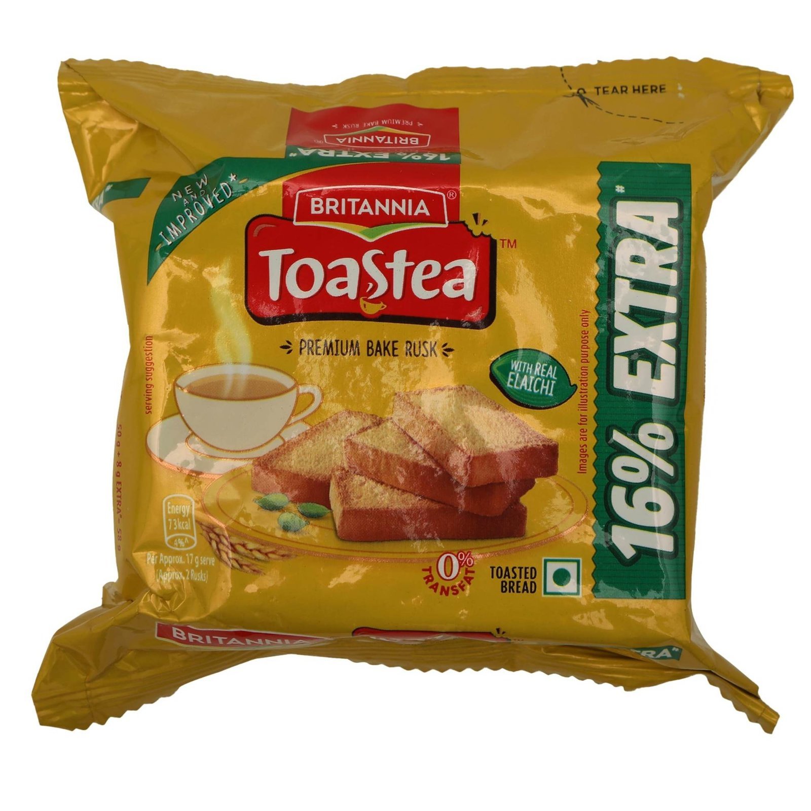 uk819u38YsQAL-1-1.jpg Rusk Britannia Toastea Premium Bake Rusk 50g 50 gm Pack - Fast UK Delivery - Image 1