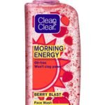 Clean & Clear Morning Energy Berry Blast Face Wash 150ml - Fast UK Delivery
