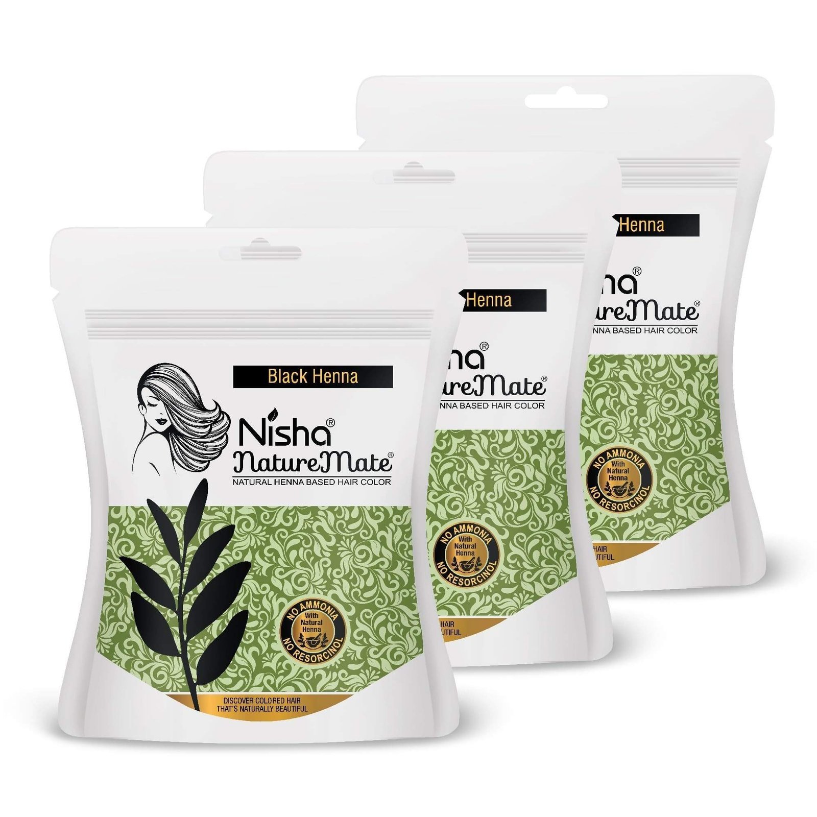uk81ByvE-Xh0L-1.jpg Nisha Nature Mate Natural Henna Based Hair Color, Ammonia Free, No Resorcinol, Long Lasting Hair Colour, Salon-like Results, Smooth, Silky, and Shiny Hair - Fast UK Delivery - Image 1