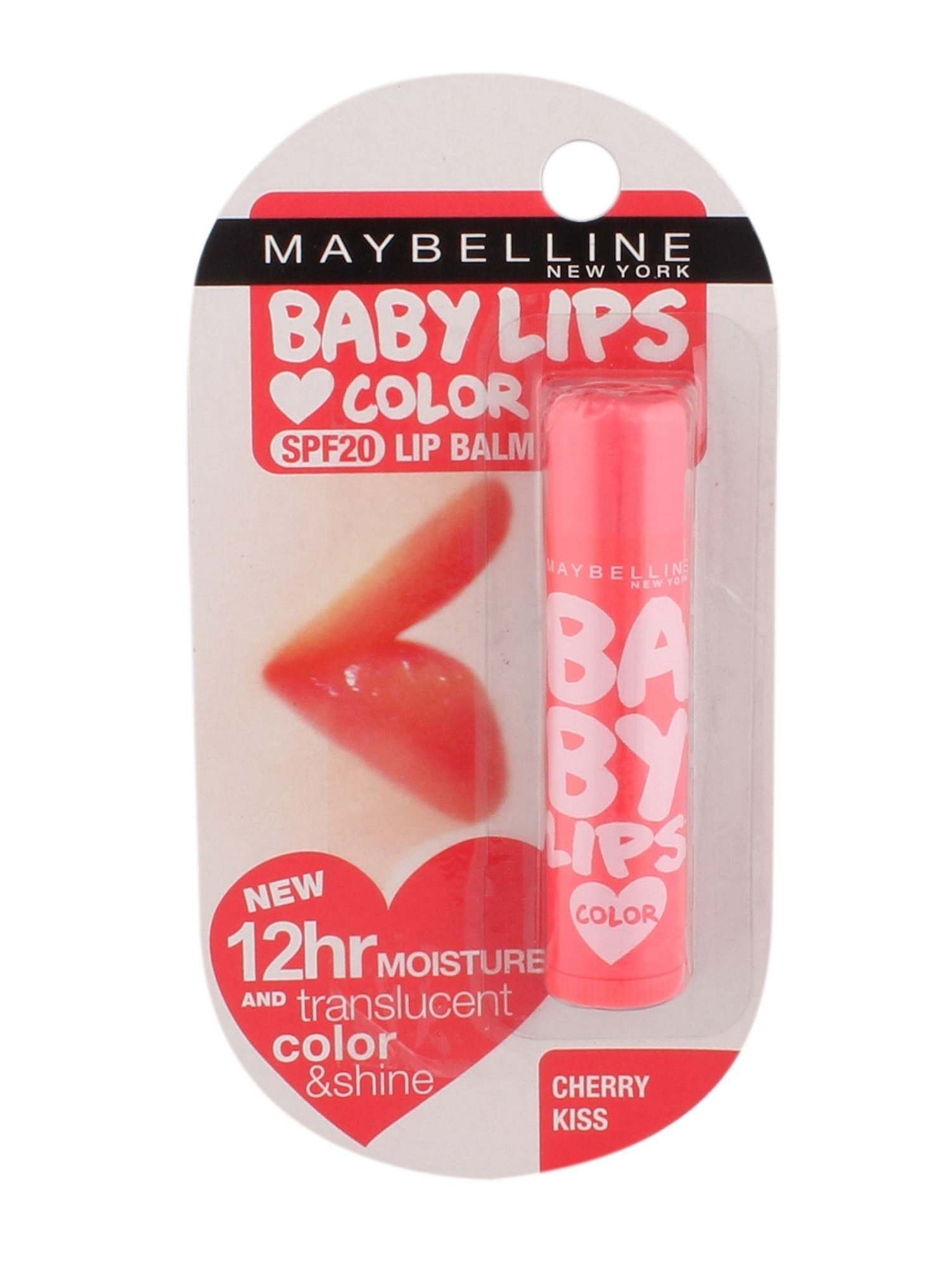 uk81D6QVpEGfL-1.jpg Maybelline Babylips Lip Balm - Cherry Kiss, 4g Tube - Fast UK Delivery - Image 1