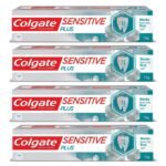Colgate Sensitive Plus 70Gm Toothpaste For Sensitivity Relief (280Gm, Pack Of 4, 70Gm Each) - Fast UK Delivery