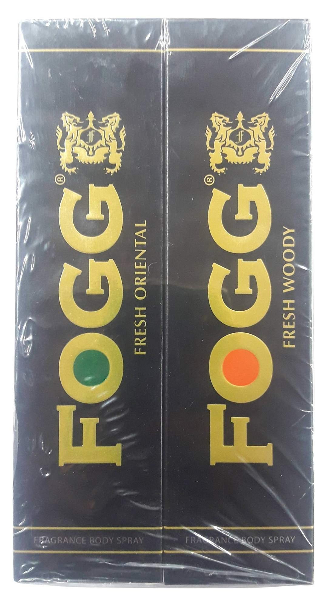 uk81E9YJ1Bd1L-1-1.jpg FOGG Unisex Fragrance Body Spray - Woody,Oriental Fresh Oriental, 2 X 150Ml Combo Pack - Fast UK Delivery - Image 1