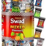 Swad Mixed Assorted Candy Jar (Kaccha Mango, Imli, Coffee, Cola, Pan, Orange)| Indian Sweets, 300 Candies Jar - Fast UK Delivery